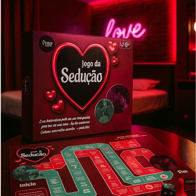 Jogo da Sedução de Tabuleiro e Dado Diversão ao Cubo Brincadeira para Casais Jogo Romântico