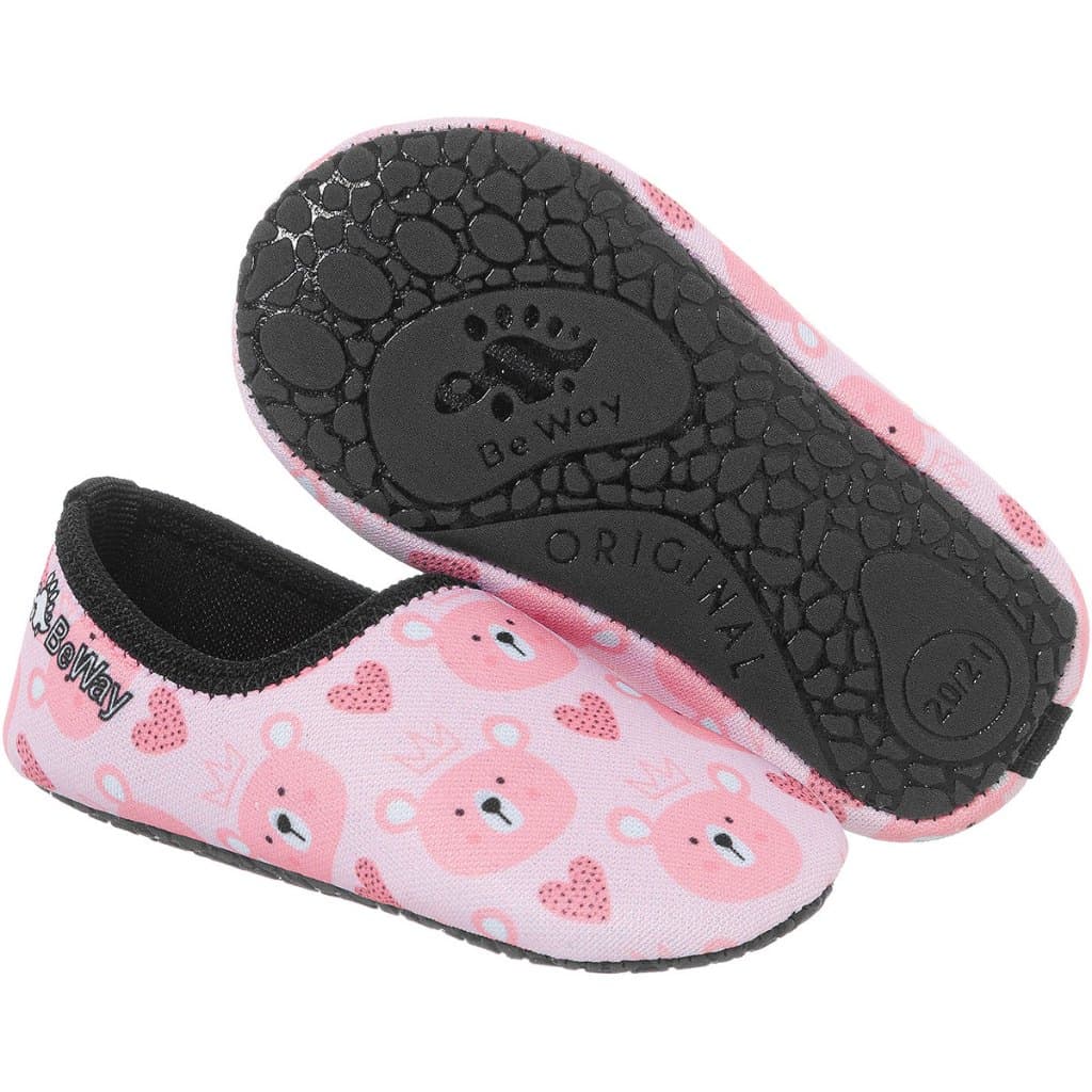 Sapatilha Infantil Antiderrapante sapato infantil menina Sandalia Meia Parque Piscina Protetora