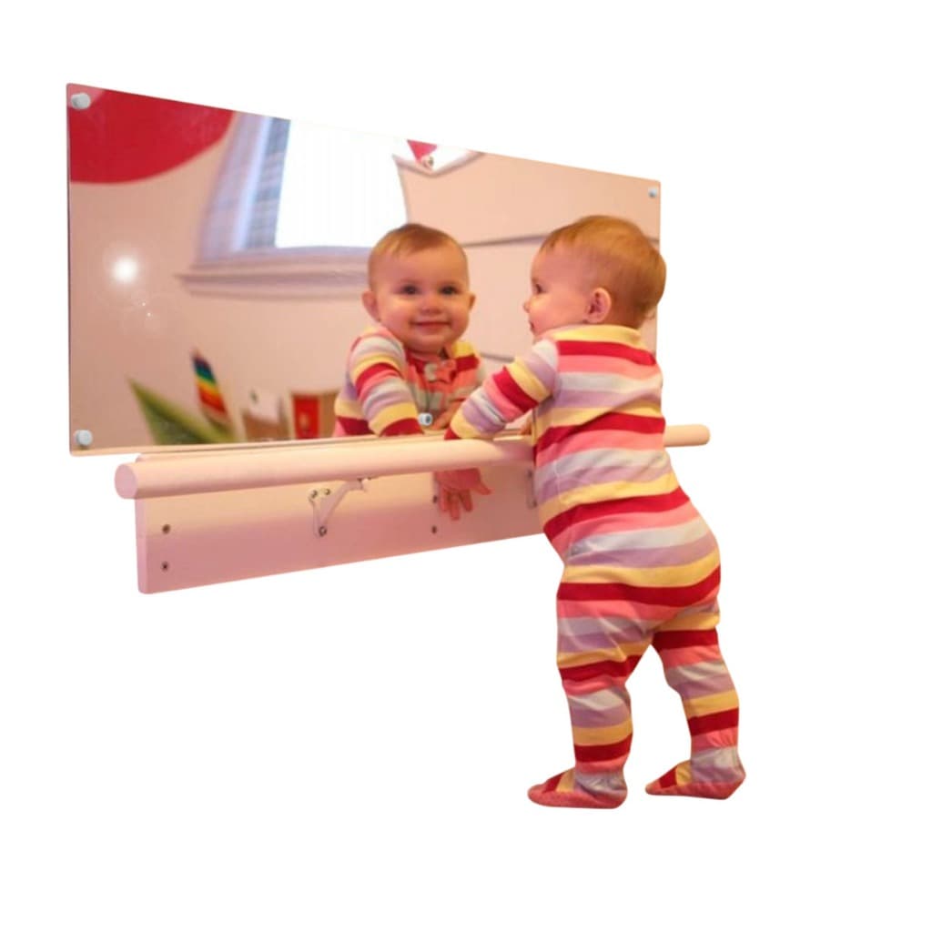 Espelho Montessoriano Criança Seguro Quarto Sala Decorativo