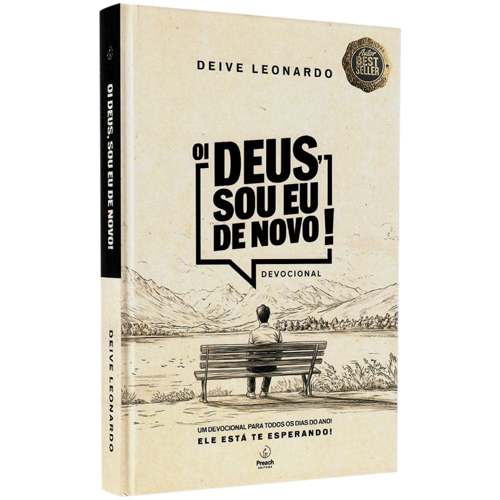 Devocional 2026 - Oi Deus, Sou Eu De Novo! - Deive Leonardo - CAPA BROCHURA