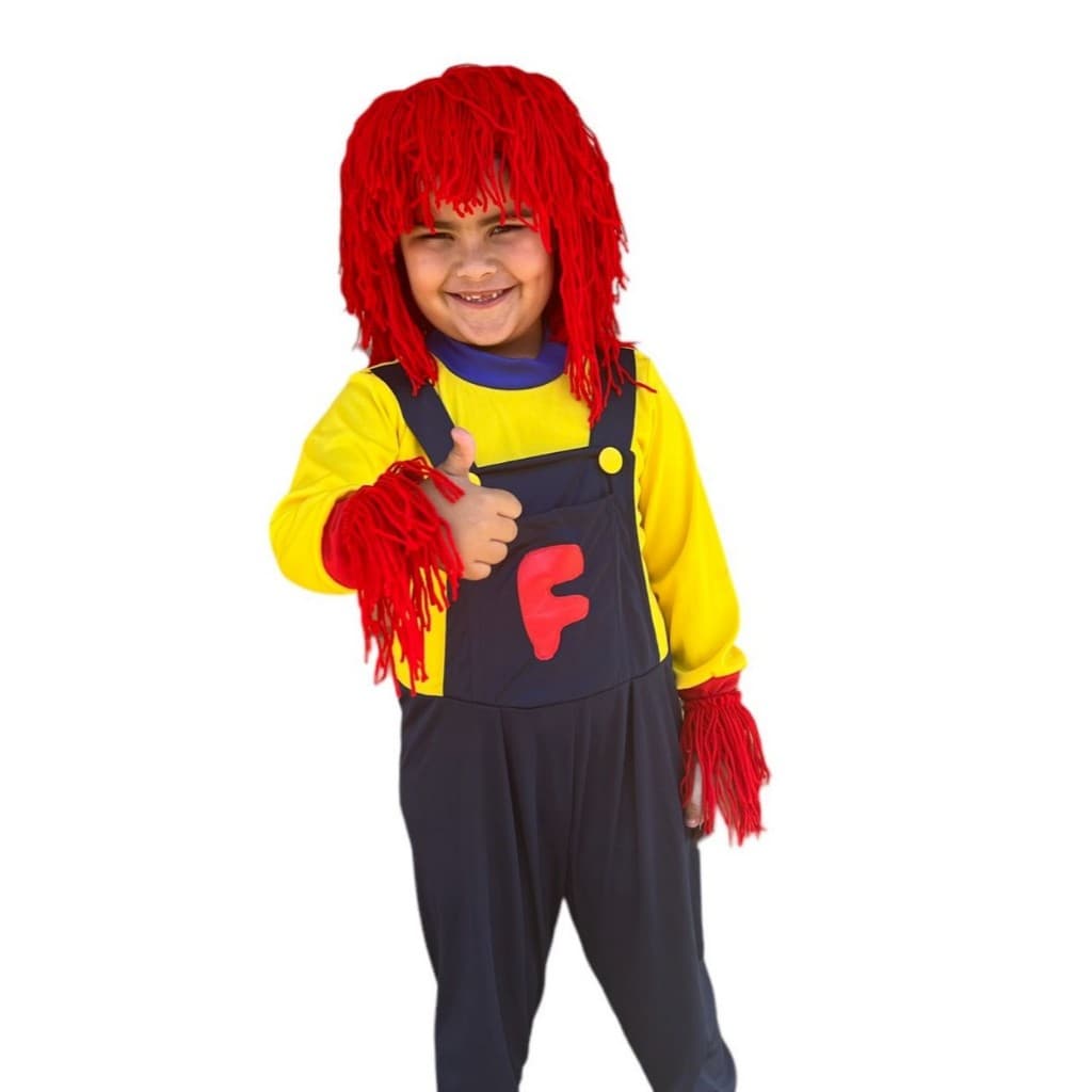 Fantasia Fofão Infantil com Peruca