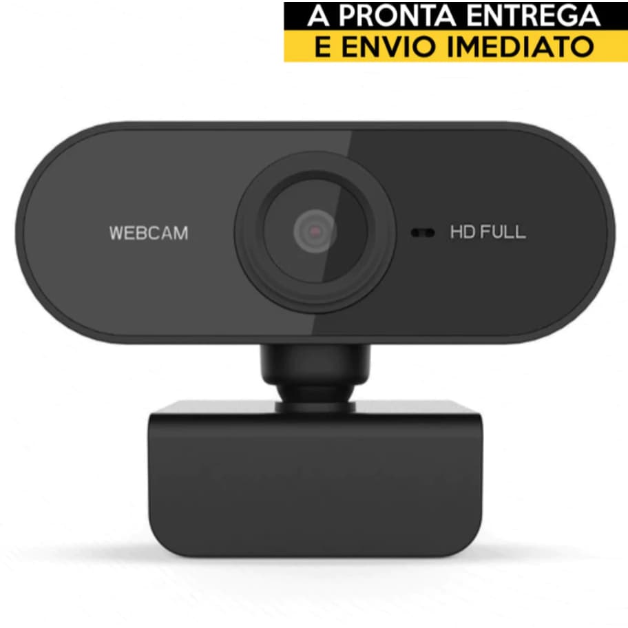 Webcam Câmera Full Hd Computador 1080p Usb Visão 360º Videoconferência Vídeos PC Notebook