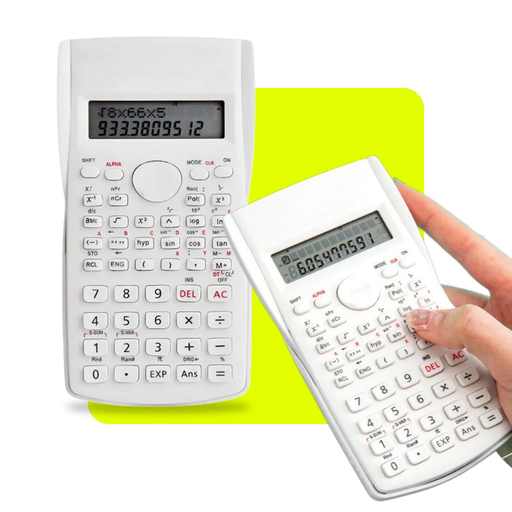 Calculadora Científica 240 Funções Estudante Faculdade De Engenharia Com Display Lcd  Colorida