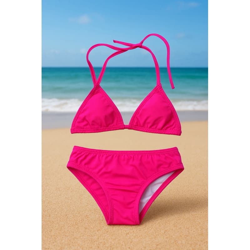 biquíni cortininha infantil/ juvenil moda praia