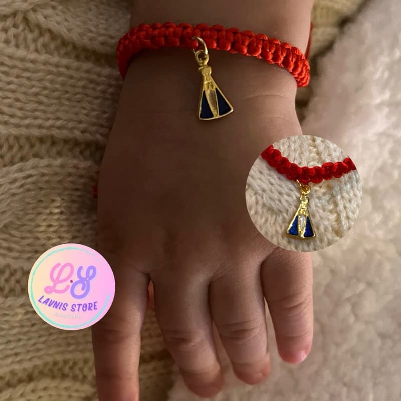 pulseira baby com pingente de nossa Senhora Aparecida