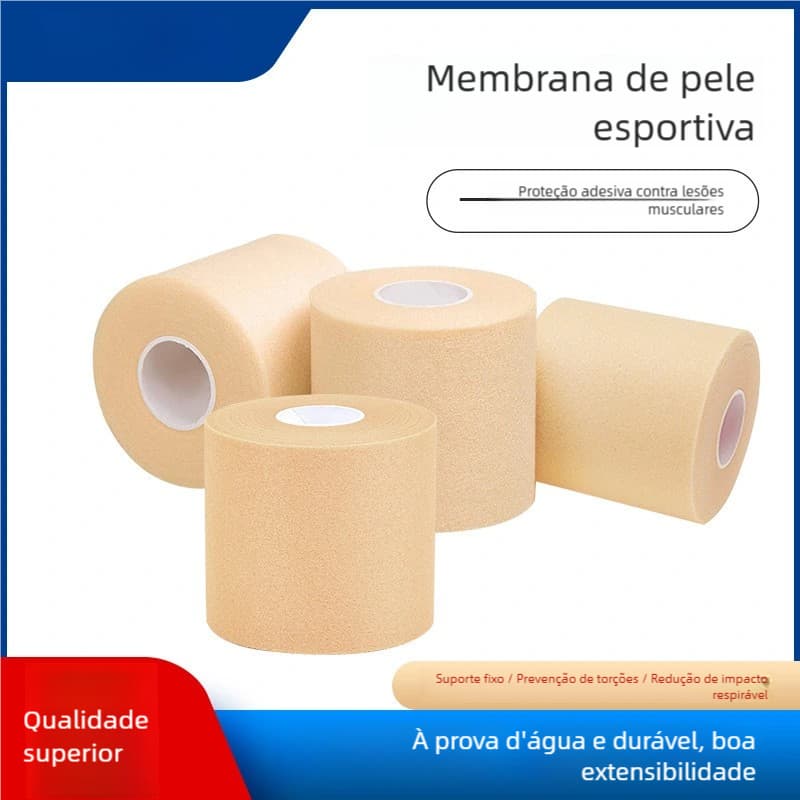 Fita De Esponja Atlética Espuma Filme De Pele Esportiva Proteção Da Joelheiras Cotovelo Bandagem De