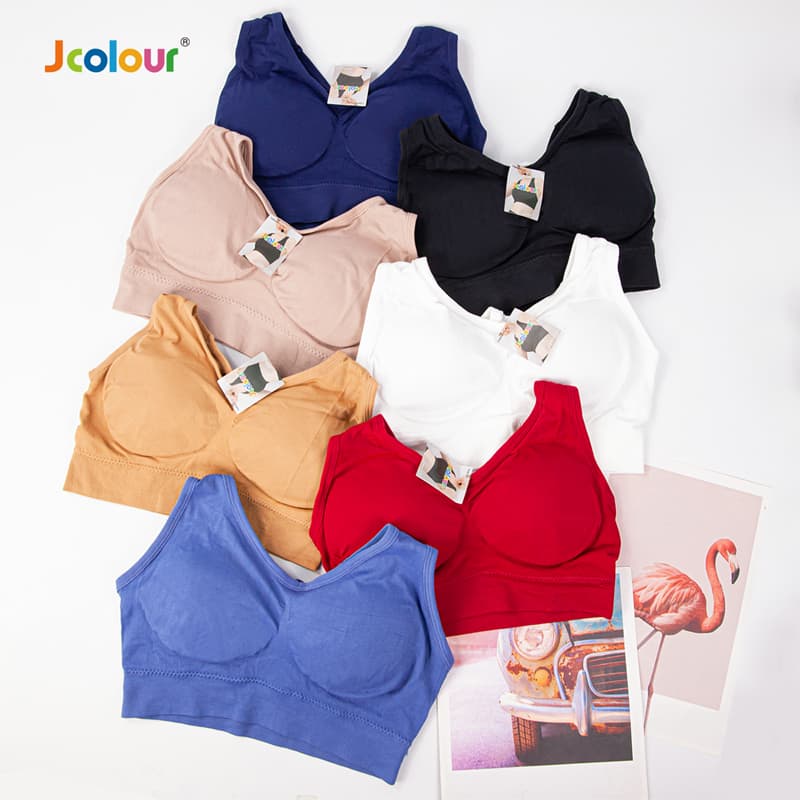 Jcolour Kit 3 Top Academia Fitness Nadador Com Bojo Removivel Suplex Treino Roupas Femininas