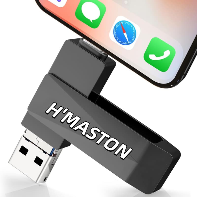 Pen Drive 2 Em 1 Tipo C  Giratório USB 3.0/8 16 32 64 128 GB Unidade Flash De Alta Velocidade