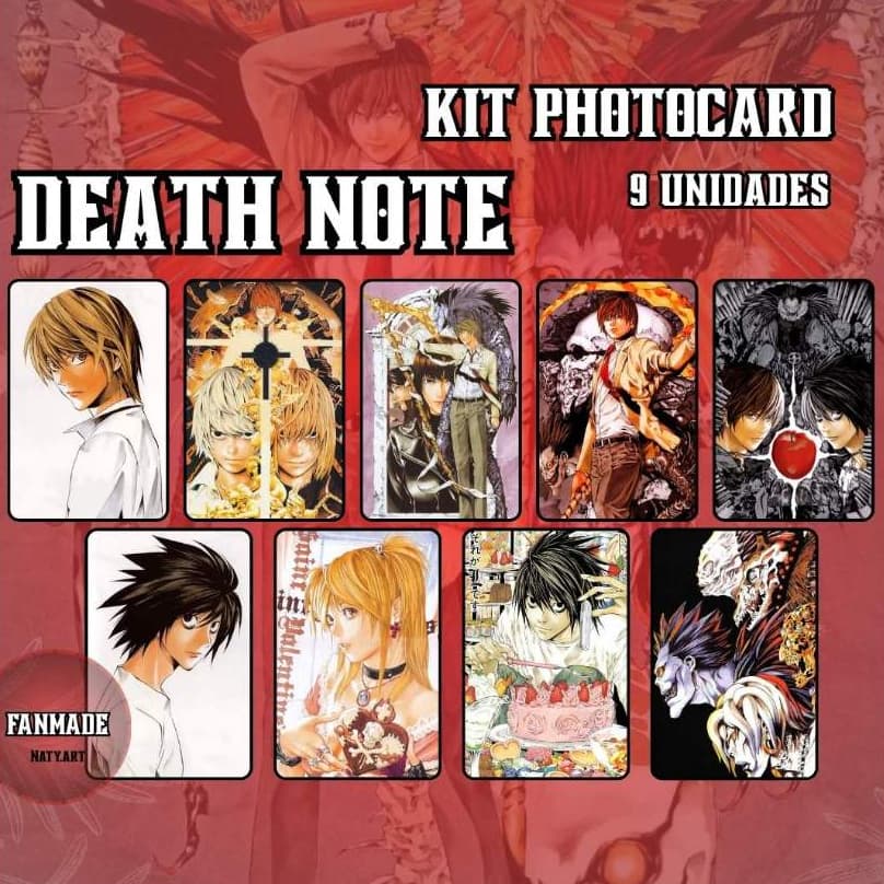 Photocard Death Note - (FANMADE) - anime/mangá