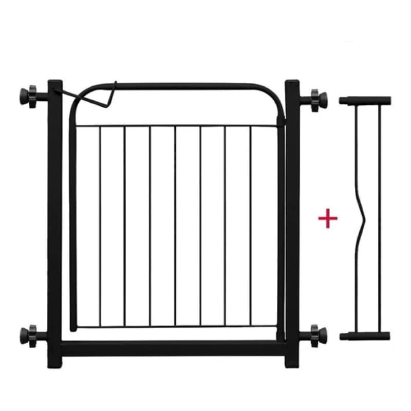 Portão Portãozinho Segurança Para Pets e Crianças - Ajustável 68cm a 83cm - Preto ou Branco