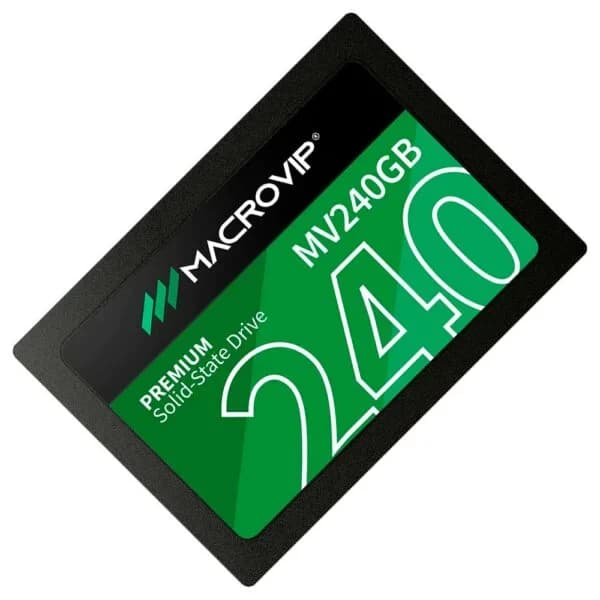 SSD 240GB MACROVIP SATA III 2.5" Alta Velocidade Leitura/Gravação para PC e Notebook