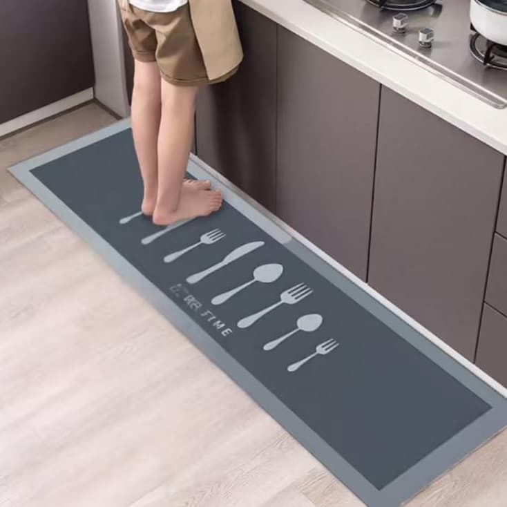 Tapete Passadeira De Cozinha Absorvente De Secagem Rápida Em Microfibra Antiderrapante