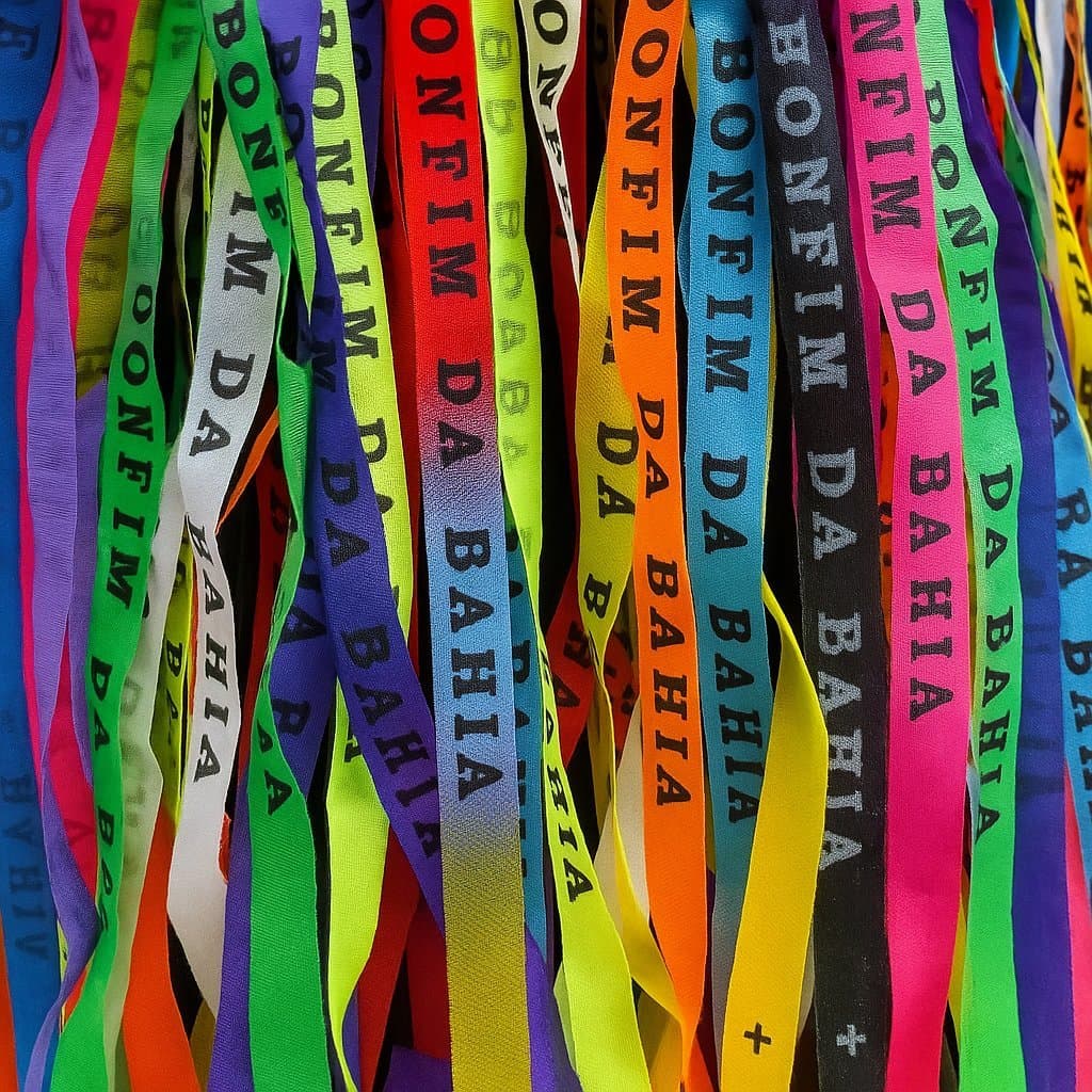 100 Fitas Senhor do Bonfim Da Bahia original | Cortadas - 10 cores sortidas (RECOMENDADO)