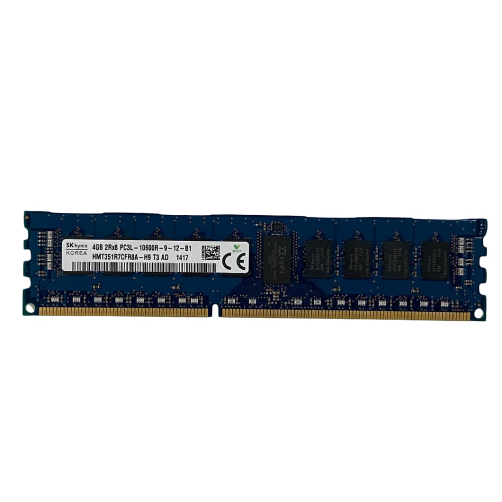 MEMORIA HYNIX 4GB 2RX8 PC3L - 10600R RDIMM ECC HMT351R7CFR8A (SERVIDOR)