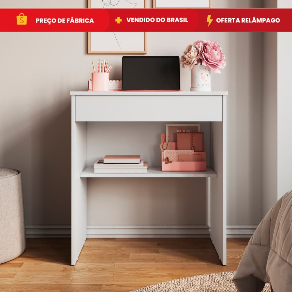 Mesa De Estudo Escrivaninha Aparador Cantinho do Café Quarto Premium Home Office