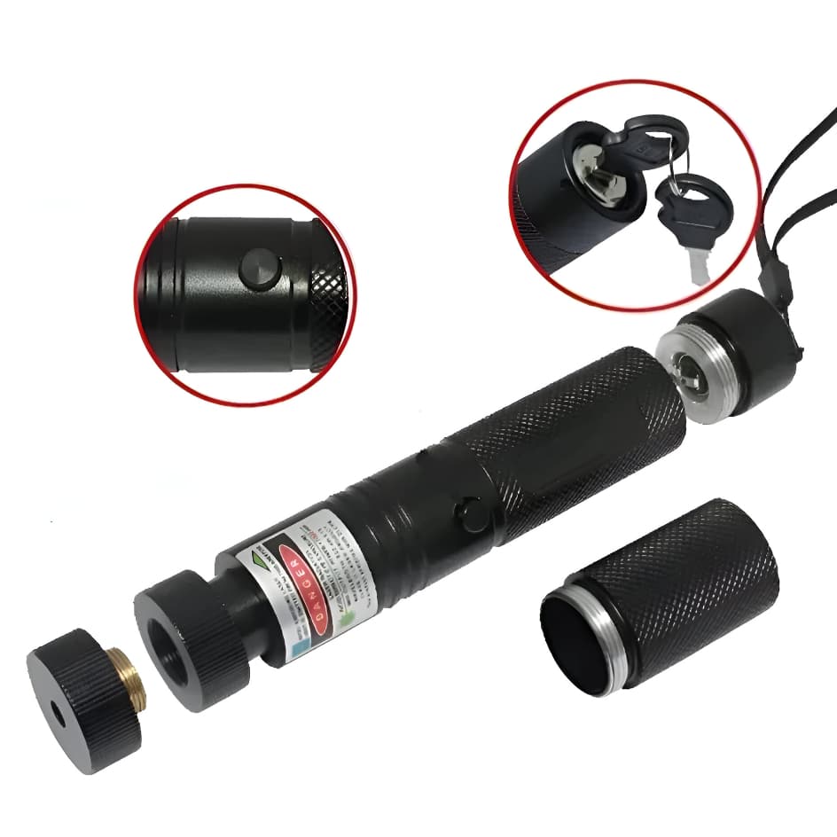 Laser Pointer 303 Laser Longa Distância Caneta Indicadora Vermelha Removivel Casa Lanterna Verde