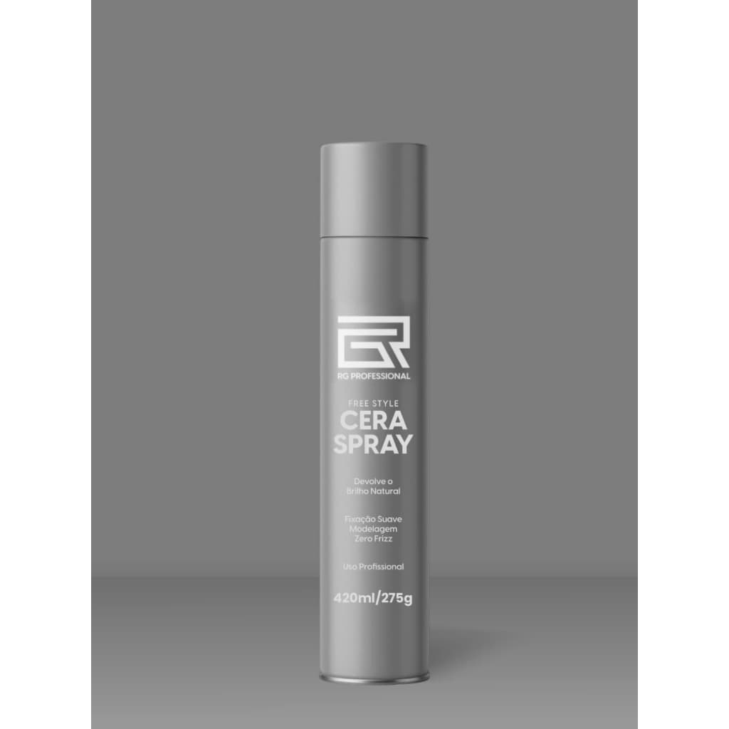 Cera Spray 420ml Tec Style Rafael Gasparim RG Professional **NOVA EMBALAGEM**