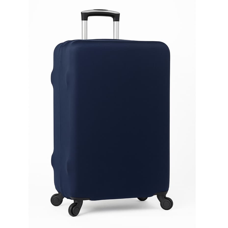 Capa para Mala de Viagem Protetora Suplex Resistente Marinho Tamanho P M G