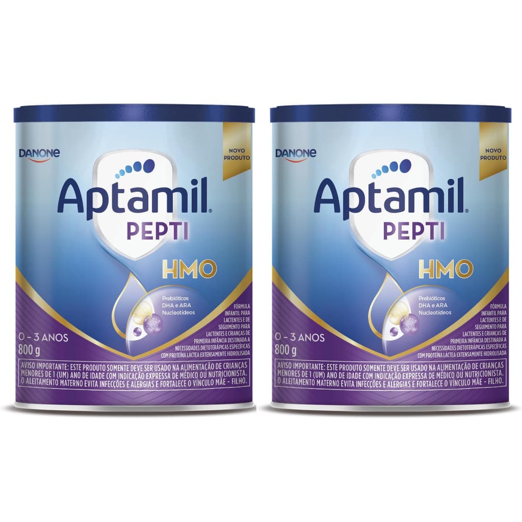 Kit 2 Latas Aptamil Pepti 800gr HMO - 0 a 3 Anos  EQ.1