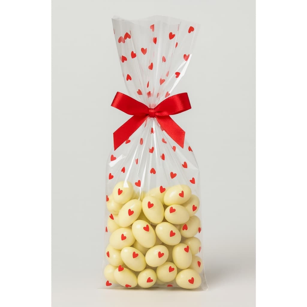 Saco Para Lembrancinha Transparente Decorado Diversos Tamanhos 50 Unidades