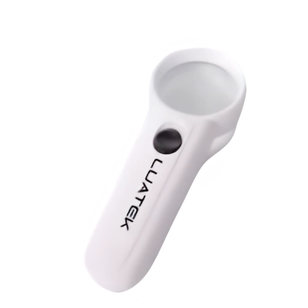 Lupa 5x com LED Portátil Luatek Manual Para Relojoeiros Eletrônica