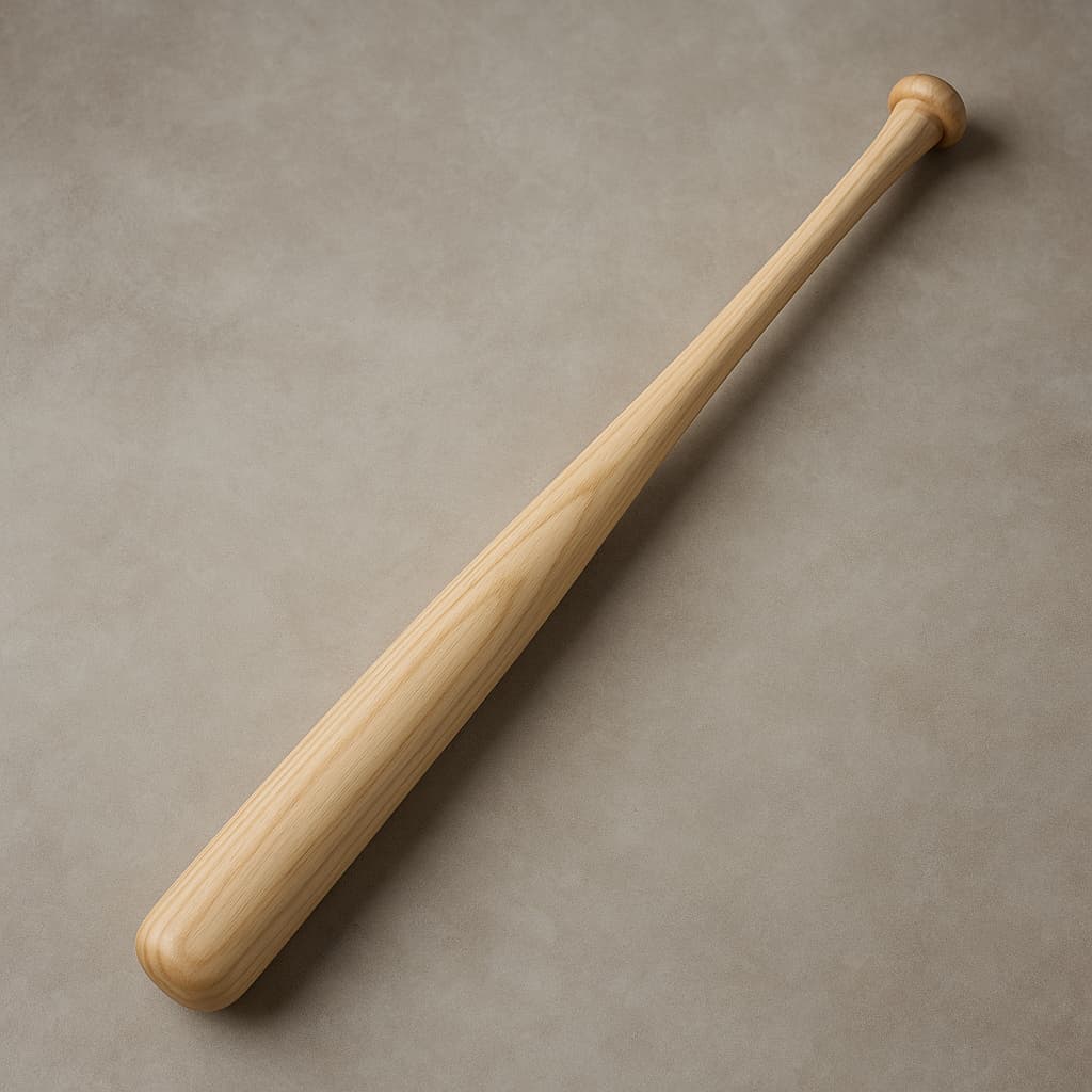 Taco De Baseball Decorativo Madeira Maciça Bets Bastão 65cm