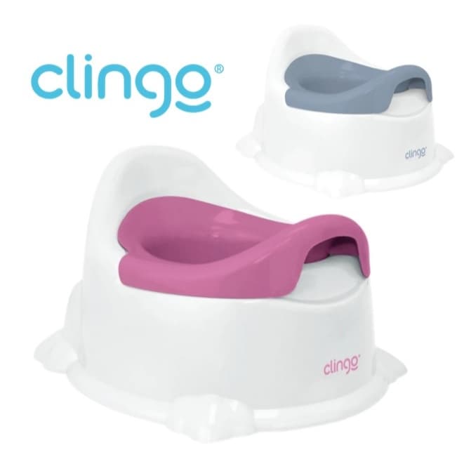 Troninho Infantil Clingo Potty Bebê Desfralde Penico Azul Rosa Penico Vasinho