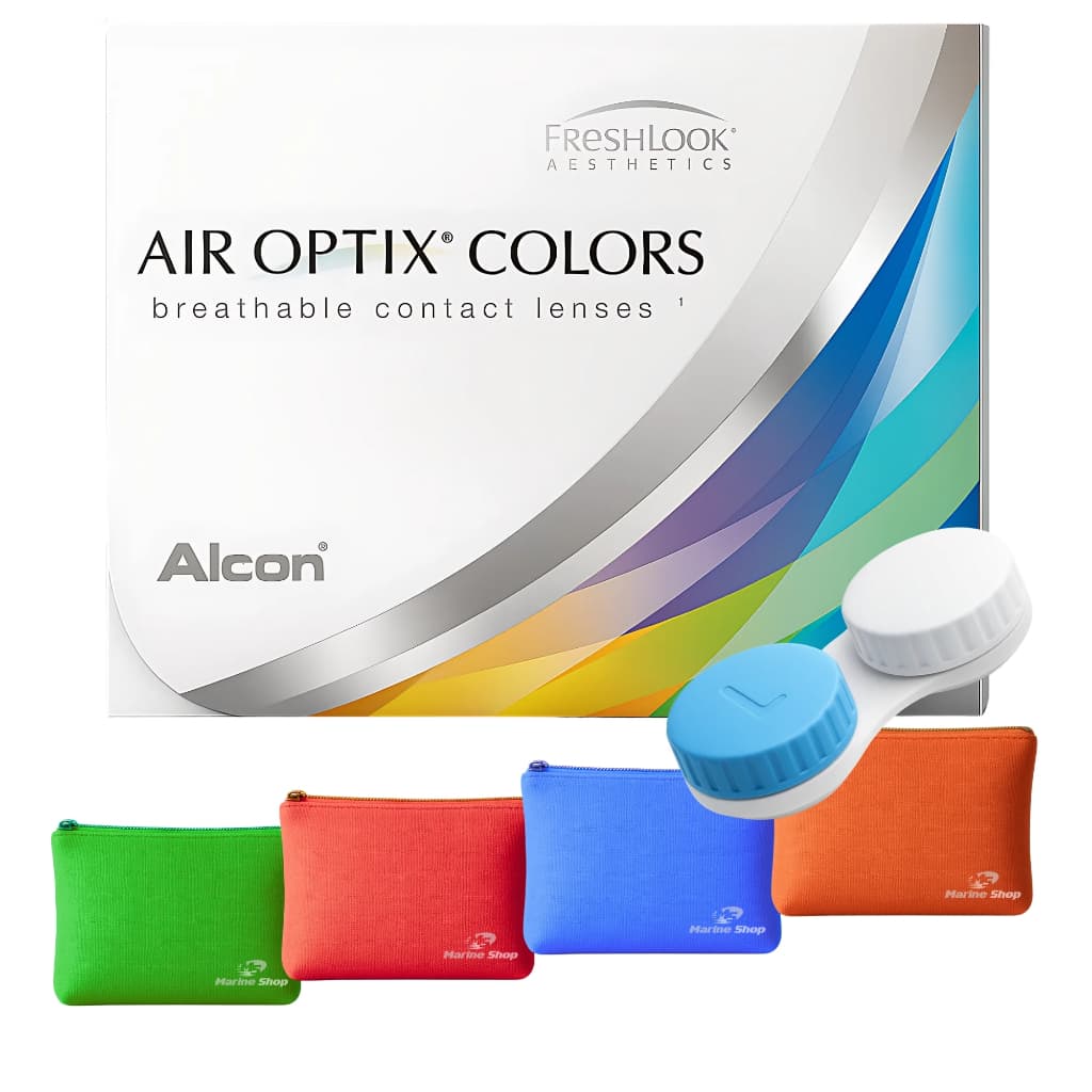 1 Par de Lente De Contato Air Optix Colors Colorida com Grau - Sob Encomenda (10 Dias)