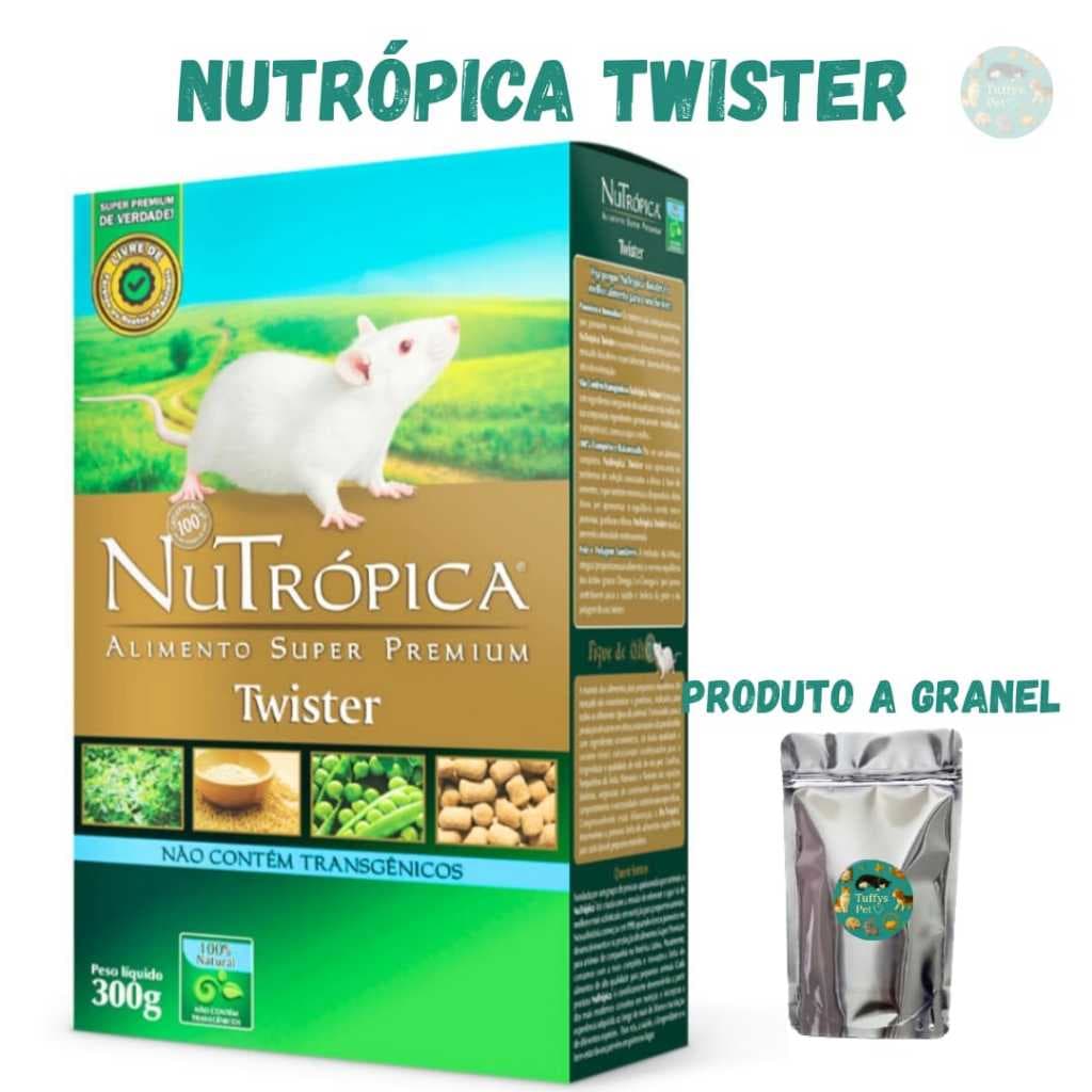 Nutrópica Twister a granel, desgaste dentes hamster, roedores