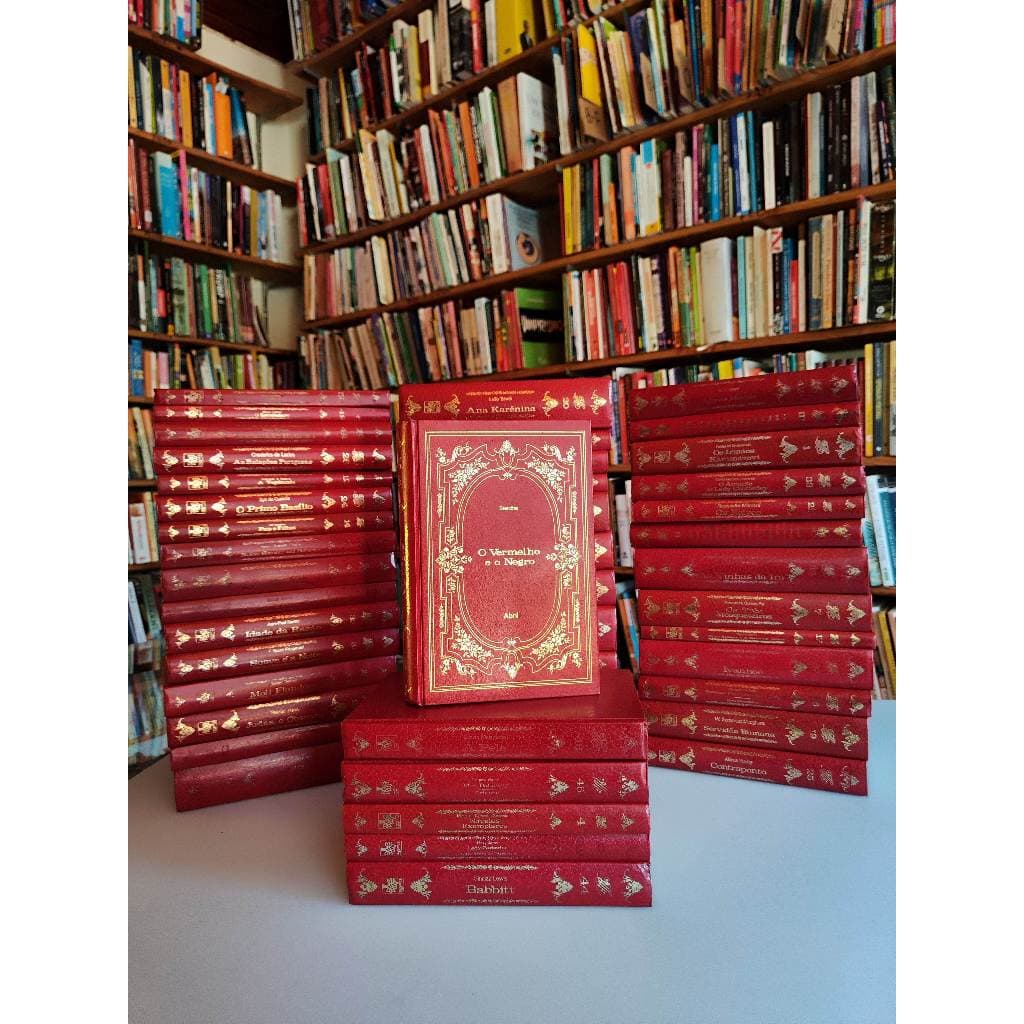 Coleção Os Imortais da Literatura Universal - Títulos Clássicos - Capa Dura Vermelha  Abril Cultural