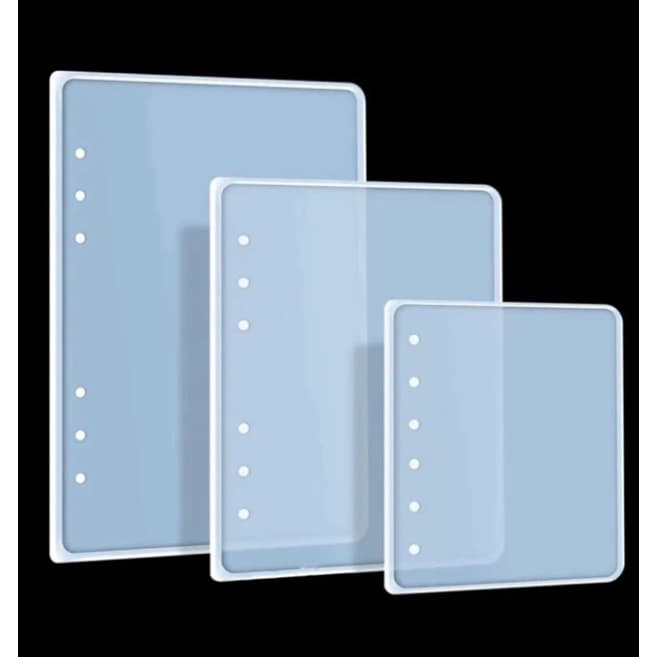 Molde Silicone Capa de Agenda ou Caderno / Molde para Resina Epóxi / Artesanato DIY