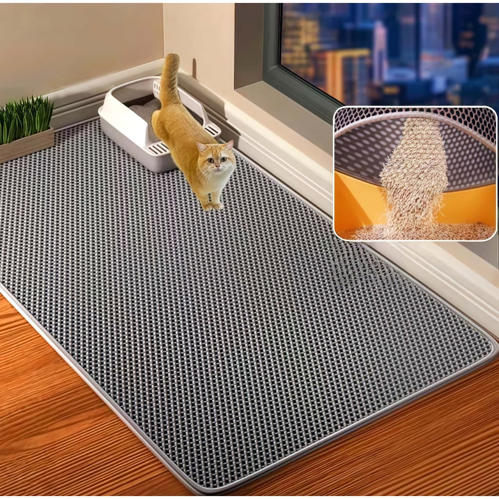 Tapete Tapetinho Simples Higiênico / Caixa de areia Coletor de Areia Impermeável EasyPet