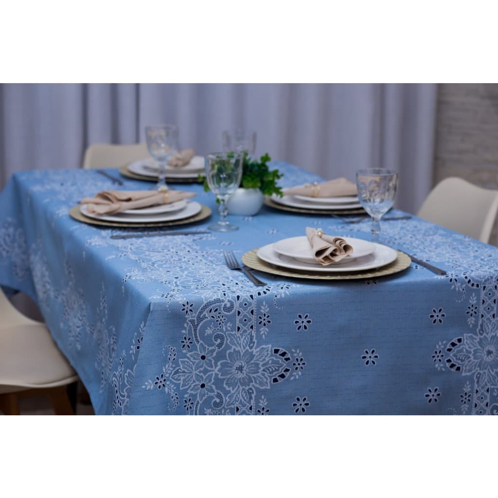 Toalha de Mesa de Linhão Rústico 4 E 6 Lugares Premium Alta Qualidade