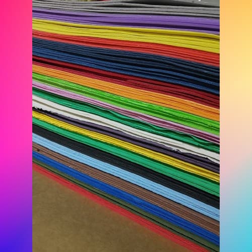 KIT EVA DE SEGUNDA LINHA ( 50 FOLHAS CORES SORTIDAS)
