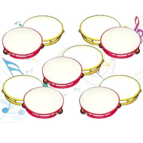 KIT 5 PANDEIROS PEQUENO 15 CM