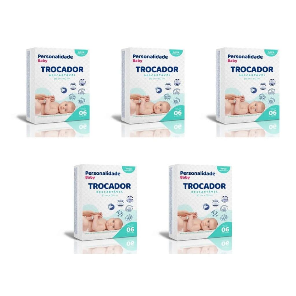 Trocador Descartável Personalidade – Proteção e Praticidade | Rápida Absorção | Extra Macio