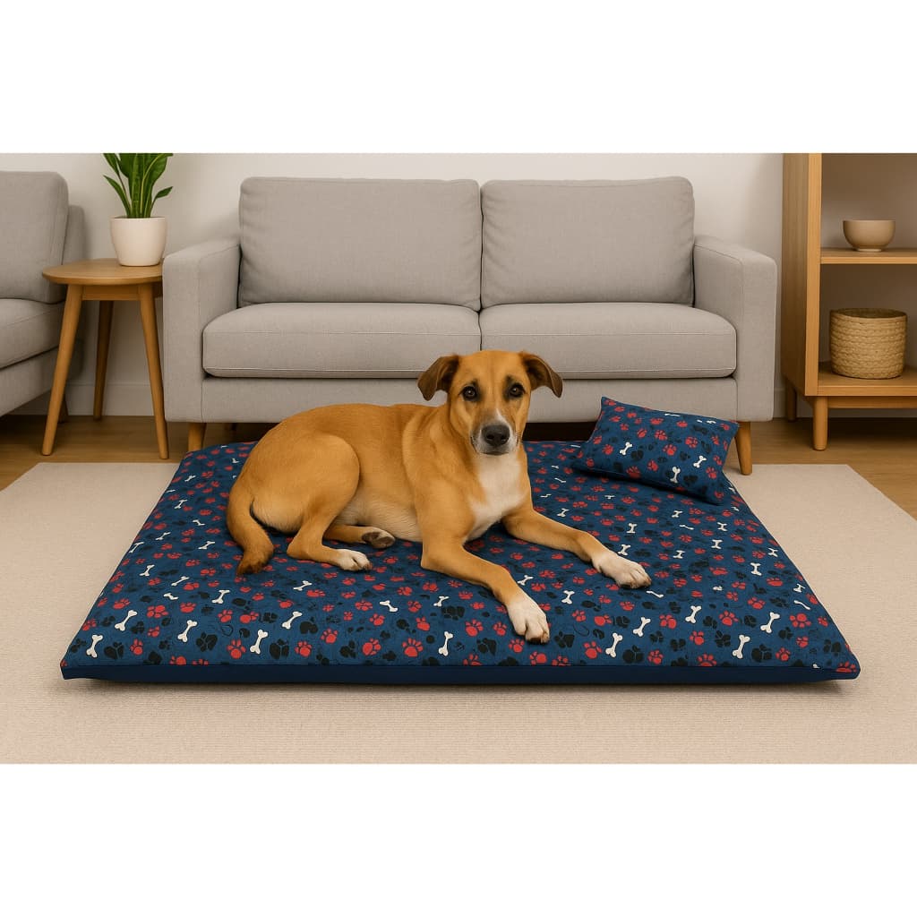 Colchonete Cama Pet Para cachorros90x70 Cm e 70x50cm  Com espuma Inteira e Vai Capa com zíper.