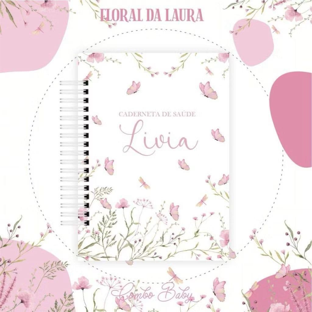 Caderneta De Vacinação Saúde Menina Personalizada C/Nome Vários Temas Envio Imediato.