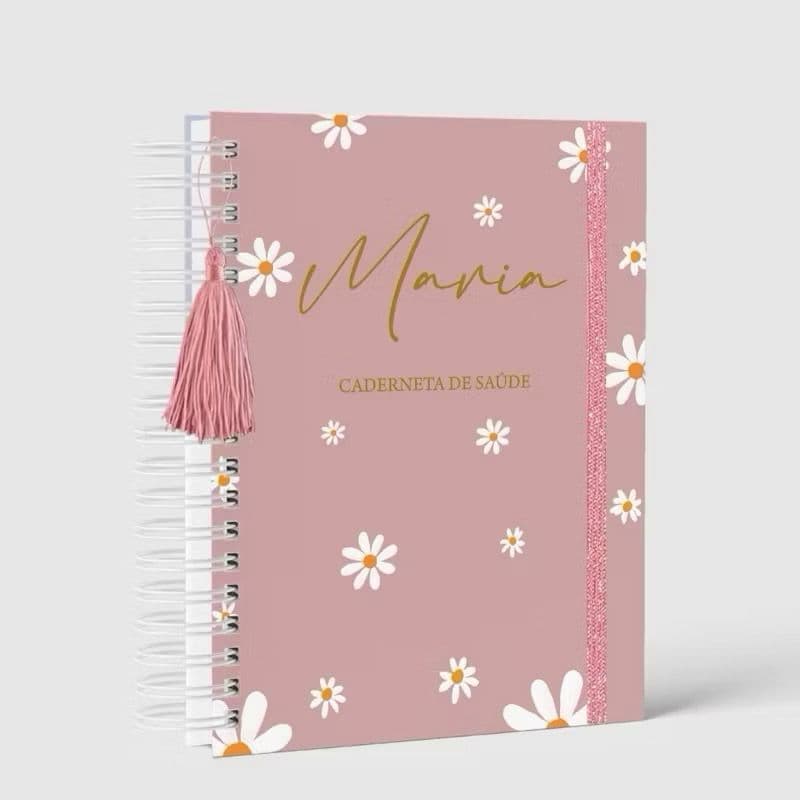 Caderneta De Vacinação Saúde Menina Personalizada C/Nome Vários Temas Envio Imediato.