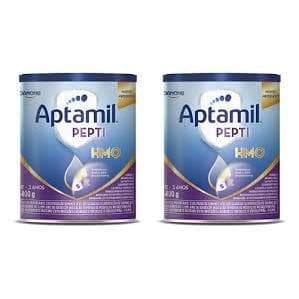kit c/2 latas aptamil pepti hmo 800g cada nova embalagem