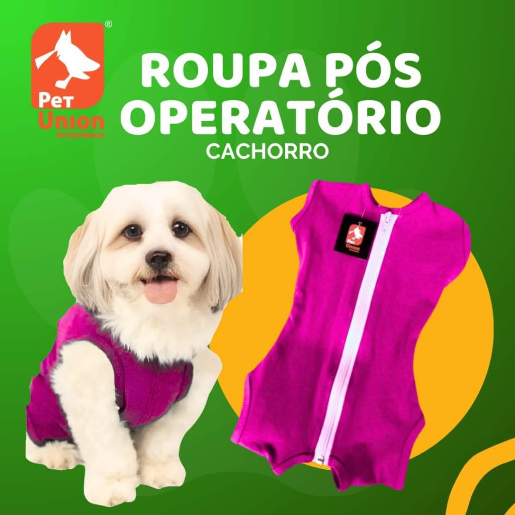 Roupa Pós Cirurgica Para Caes Machos e Fêmeas