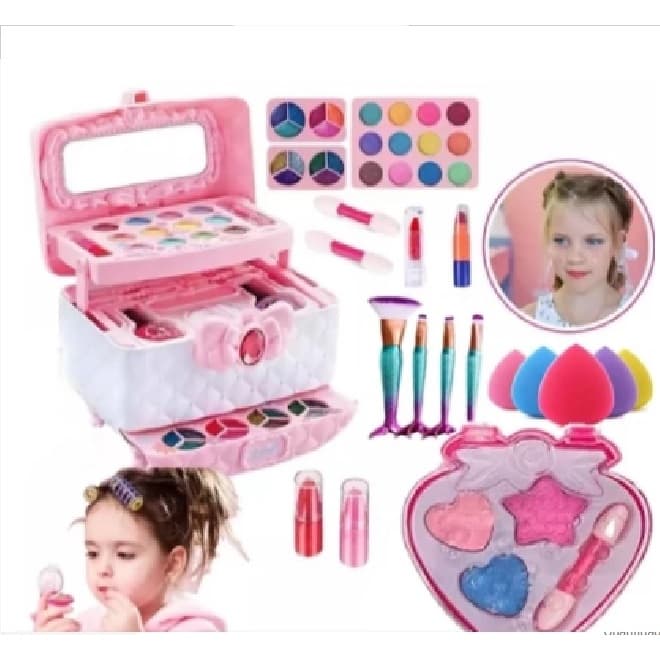 Maquiagem Infantil para Meninas com Pincéis Blogueirinha