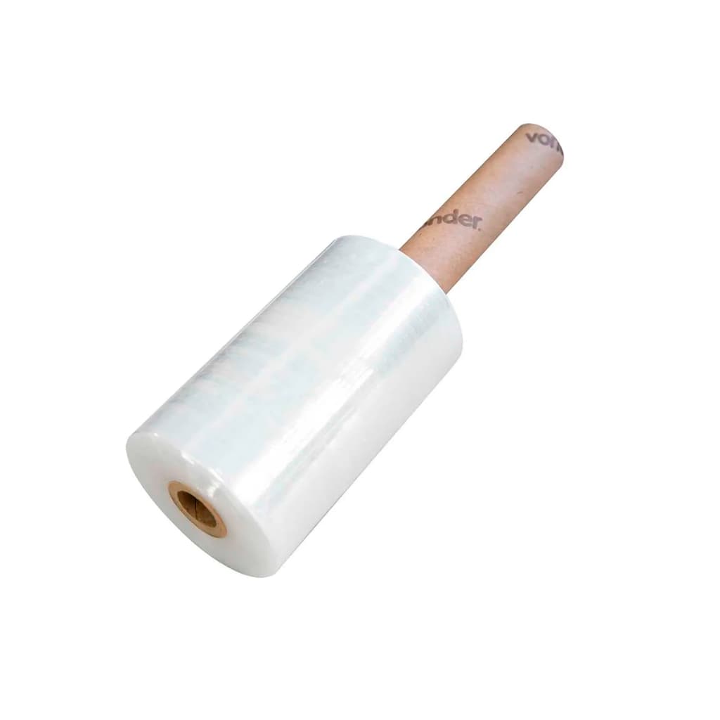 Rolo Filme Stretch Plástico 150mm 300 Metros 930g 20 Micra - Vonder