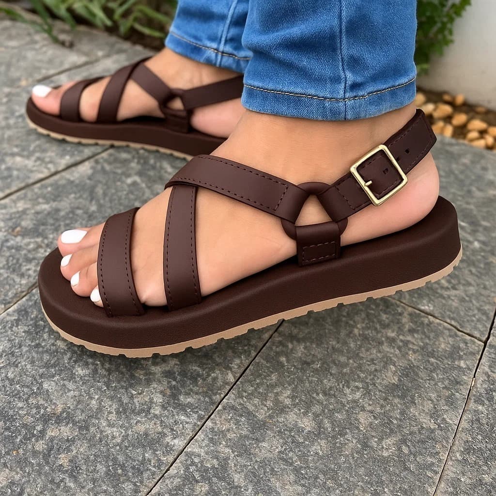 Sandália Feminina Moderna Estilo Casual 33 ao 40 - Oferta Relâmpago