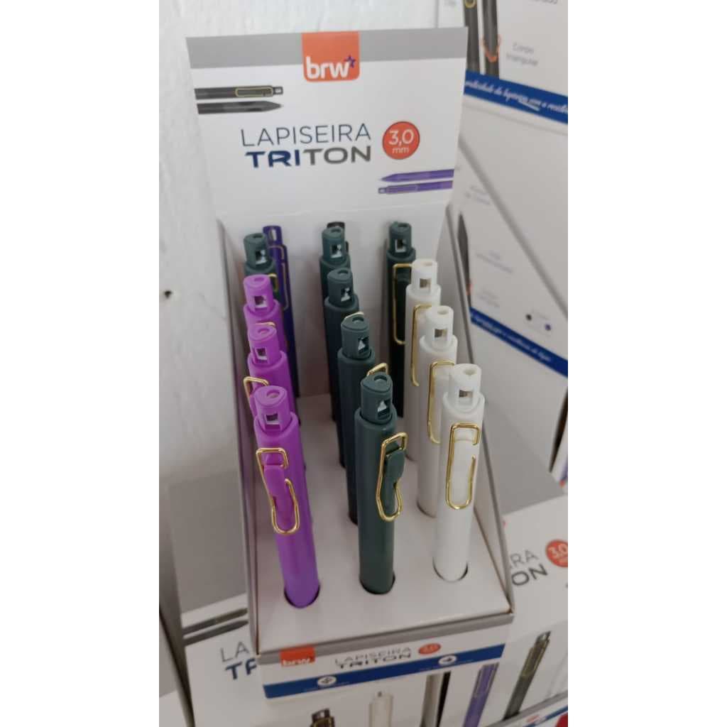 Lapiseira Triton 3.0mm BRW + Grafite, Material Escolar, Escritório