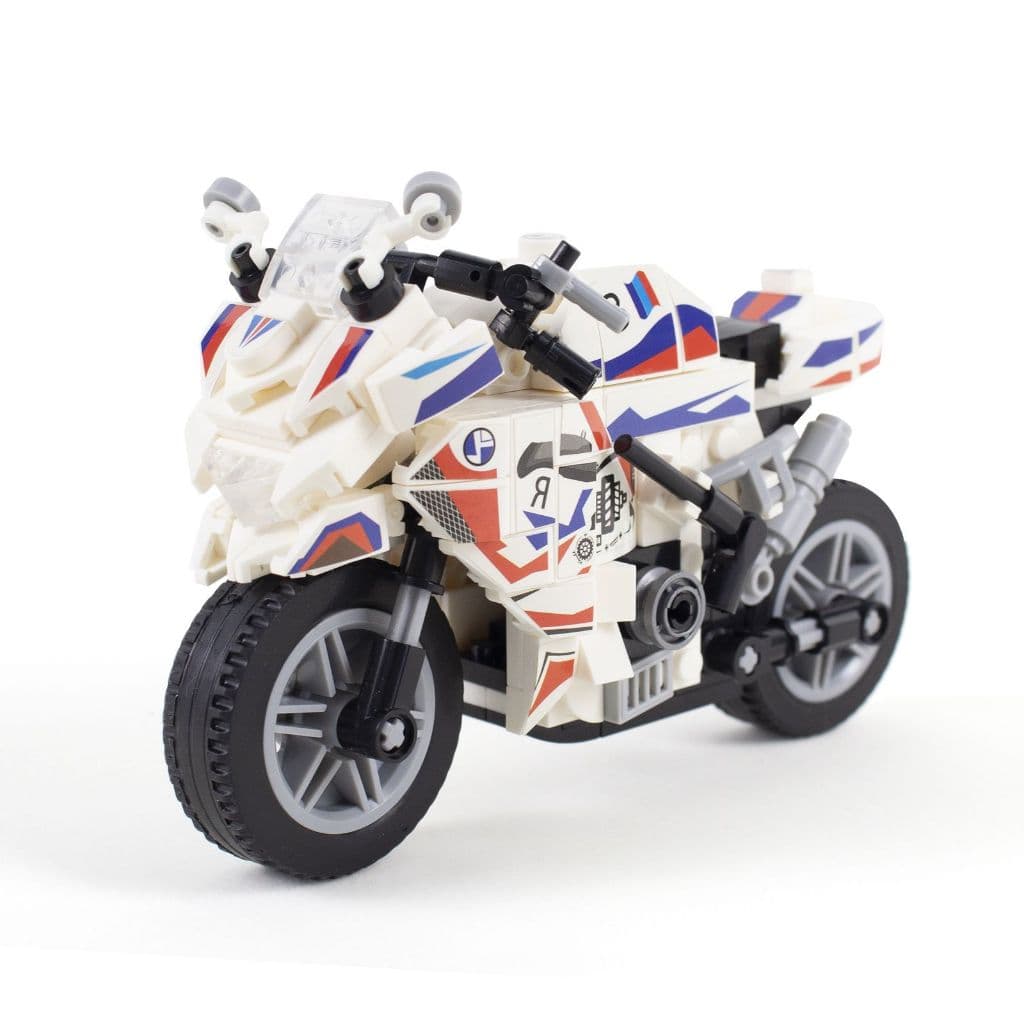 Moto de Montar Speed Locomotive – Blocos Encaixáveis, Modelo Esportivo, Brinquedo Educativo