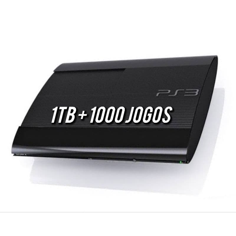 Playstation 3 Desbloqueado 1TB 1000GB + 4000Mil Jogos