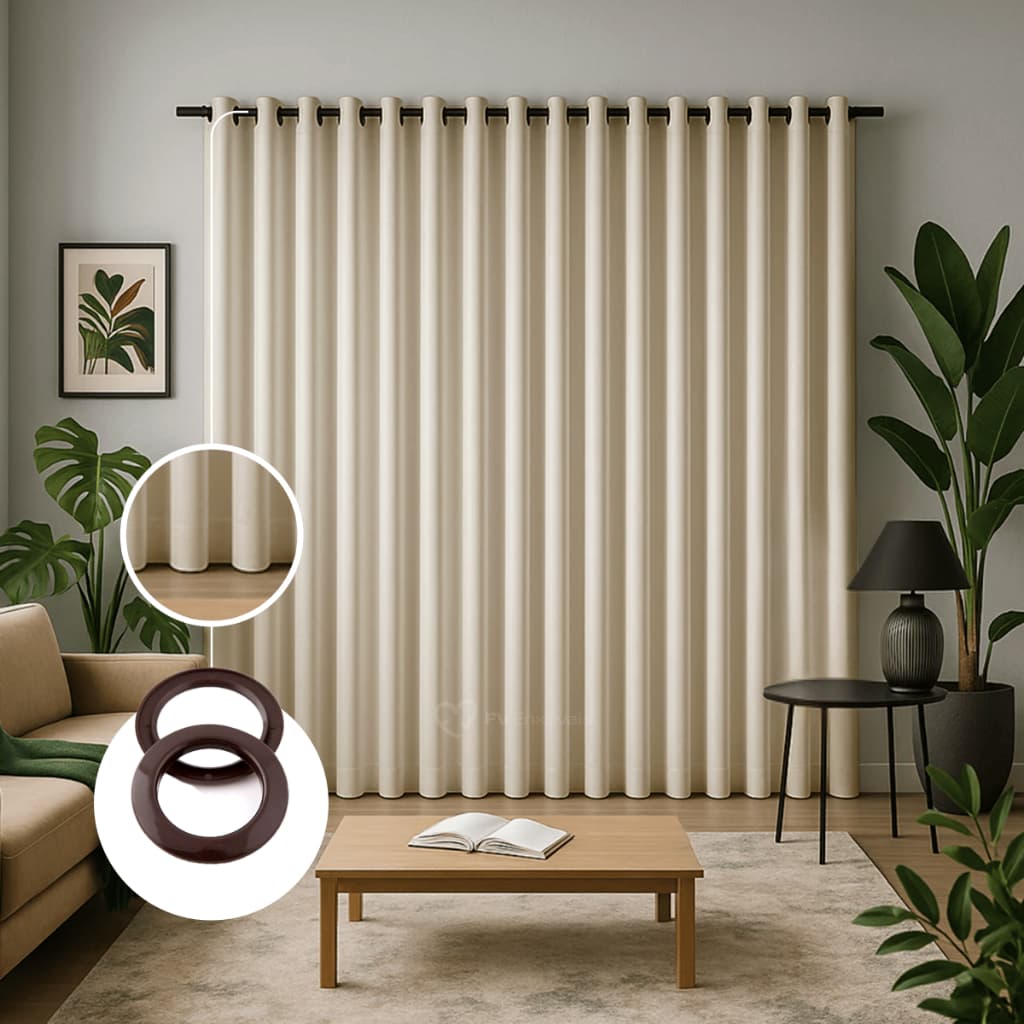 Cortina 3,00 x 2,50 Sala Quarto para Varão de 2,5 Tecido Oxford Premium