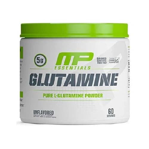 MP Essentials Glutamina 300g Pura Sem Sabor Suplemento Recuperação Muscular e Imunidade