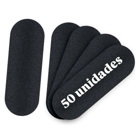 Kit 50 Lixas para Pés Refil Descartável Pedicure *a cor de acordo com estoque*